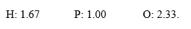 In the course of determination of a chemical formula, a student obtained the following mole ratios:   .The empirical formula for the compound is ________.