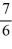 Find the probability of E not occurring if P(E)  =   . A)  1 B)    C)  0 D)   