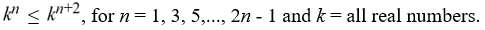 Which relationship below can be shown to be true through mathematical induction? A)    B)    C)    D)   