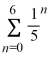 Find the sum of the finite geometric series   . Round the answer to 3 decimal places if necessary.