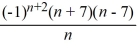 Find the term   of the sequence   =   . A)    B)    C)    D)   