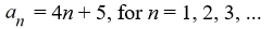 Write an expression for the   term of the sequence 1, 6, 11, 16, 21, ... A)    B)    C)    D)   
