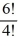 Simplify the ratio of factorials   . A)  10 B)  2 C)  24 D)  30