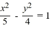Find the standard form of the equation of the hyperbola with foci (0, 3)  and   and vertices   and   A)    B)    C)    D)   