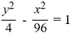 <strong>Find the standard form of the equation of the hyperbola with foci (-10, 0) and   and vertices (-2, 0) and (2, 0).</strong> A)   B)   C)   D)   <div style=padding-top: 35px> 