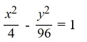 <strong>Find the standard form of the equation of the hyperbola with foci (-10, 0) and   and vertices (-2, 0) and (2, 0).</strong> A)   B)   C)   D)   <div style=padding-top: 35px> 
