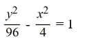 <strong>Find the standard form of the equation of the hyperbola with foci (-10, 0) and   and vertices (-2, 0) and (2, 0).</strong> A)   B)   C)   D)   <div style=padding-top: 35px> 
