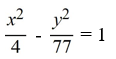 Find the standard form of the equation of the hyperbola with foci (0, -9)  and (0, 9) , and vertices (0, 2)  and (0, -2) . A)    B)    C)    D)   