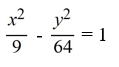 Find the standard form of the equation of a hyperbola with center (0, 0) , transverse x-axis, and asymptotes   and   A)    B)    C)    D)   