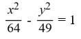 Find the standard form of the equation of a hyperbola with center (0, 0) , transverse y-axis, and asymptotes   and   A)    B)    C)    D)   