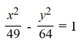 Find the standard form of the equation of a hyperbola with center (0, 0) , transverse y-axis, and asymptotes   and   A)    B)    C)    D)   