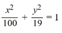 Find the standard form of the equation of an ellipse with foci (0, -9)  and   and vertices   and   A)    B)    C)    D)   