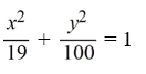 Find the standard form of the equation of an ellipse with foci (0, -9)  and   and vertices   and   A)    B)    C)    D)   