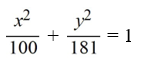 Find the standard form of the equation of an ellipse with foci (0, -9)  and   and vertices   and   A)    B)    C)    D)   