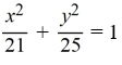 Find the standard form of the equation of an ellipse with foci (-2, 0)  and   and vertices   and   A)    B)    C)    D)   