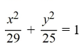 Find the standard form of the equation of an ellipse with foci (-2, 0)  and   and vertices   and   A)    B)    C)    D)   