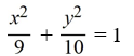 Find the standard form of the equation of an ellipse with foci (0, -1)  and   and vertices   and   A)    B)    C)    D)   