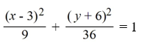 <strong>Find the standard form of the ellipse with the following equation.  </strong> A)   B)   C)   D)   <div style=padding-top: 35px> 