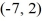 Find the standard form of the equation of an ellipse with vertices   and   and minor axis   and   A)    B)    C)    D)   
