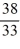 Evaluate the 2 × 2 determinant.   A)  -   B)    C)  -   D)   
