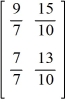 Evaluate the 2 × 2 determinant.   A)    B)    C)  -   D)  -  