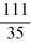 Evaluate the 2 × 2 determinant.   A)    B)    C)  -   D)  -  