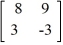 Calculate   if A =   . A)    B)    C)    D)   