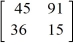 Calculate   if A =   . A)    B)    C)    D)   
