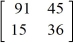 Calculate   if A =   . A)    B)    C)    D)   