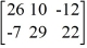 <strong>Write the system of linear equations as an augmented matrix. </strong> A) B) C) D)