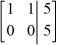 Use row operations to transform the matrix to reduced row-echelon form.   A)    B)    C)    D)   