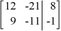 Perform the row operation   +   ?   <sub> </sub>on the matrix and write the resulting matrix.   A)    B)    C)    D)   