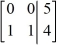 Use row operations to transform the matrix to reduced row-echelon form.   A)    B)    C)    D)   