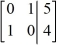 Use row operations to transform the matrix to reduced row-echelon form.   A)    B)    C)    D)   