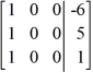 Use row operations to transform the matrix to reduced row-echelon form.   A)    B)    C)    D)   