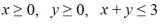 Maximize z = 2x + 5y subject to:   A)  maximum 6 B)  maximum -6 C)  maximum -15 D)  maximum 15