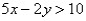 Match the graph to the linear inequality.   A)    B)    C)    D)   