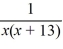 Write the partial fraction decomposition for the given rational expression.   A)    B)    C)    D)   