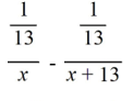 Write the partial fraction decomposition for the given rational expression.   A)    B)    C)    D)   