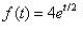 Match the graph and the model name with the function. Exponential decay   A)    B)    C)    D)   