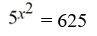 Solve the exponential equation exactly for x.   A)  2 B)  -4 C)  4 D)  2, -2