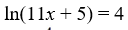 <strong>Solve the logarithmic equation exactly. </strong> A) B) C) D) 9995