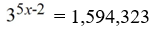 Solve the exponential equation exactly for x.