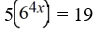 Solve the exponential equation. Round your answer to three decimal places.