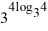 <strong>Use the properties of logarithms to simplify the expression. </strong> A) 256 B) 16 C) 1/256 D) 81