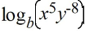 <strong>Write the expression as a sum or difference of logarithms. </strong> A) B) C) D)