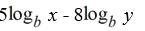 <strong>Write the expression as a sum or difference of logarithms. </strong> A) B) C) D)