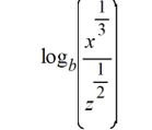 <strong>Write the expression as a sum or difference of logarithms. </strong> A) B) C) D)