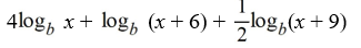 <strong>Write the expression as a sum or difference of logarithms. </strong> A) B) C) D)