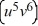 <strong>Write the expression as a single logarithm. 5log u + 6log v</strong> A) log B) log C) log (uv) D) log